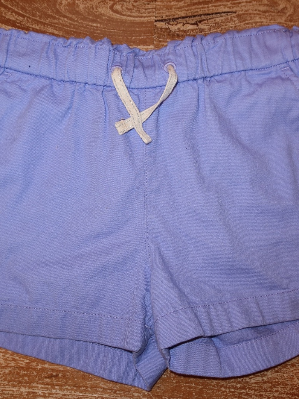 J Crew Girl Shorts Size 10 Purple Blue Drawstring Waist